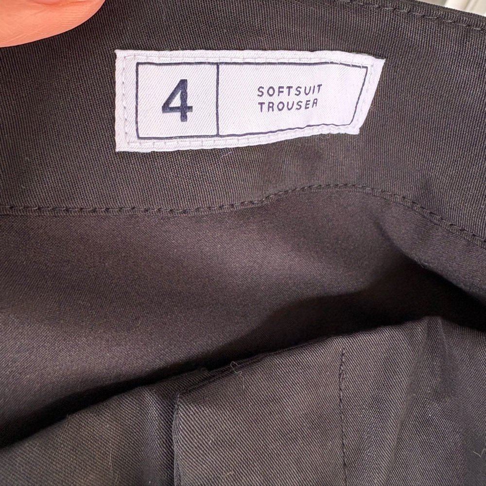 Gap women’s soft suit black trousers size 4 pockets super comfortable - Picture 8 of 8